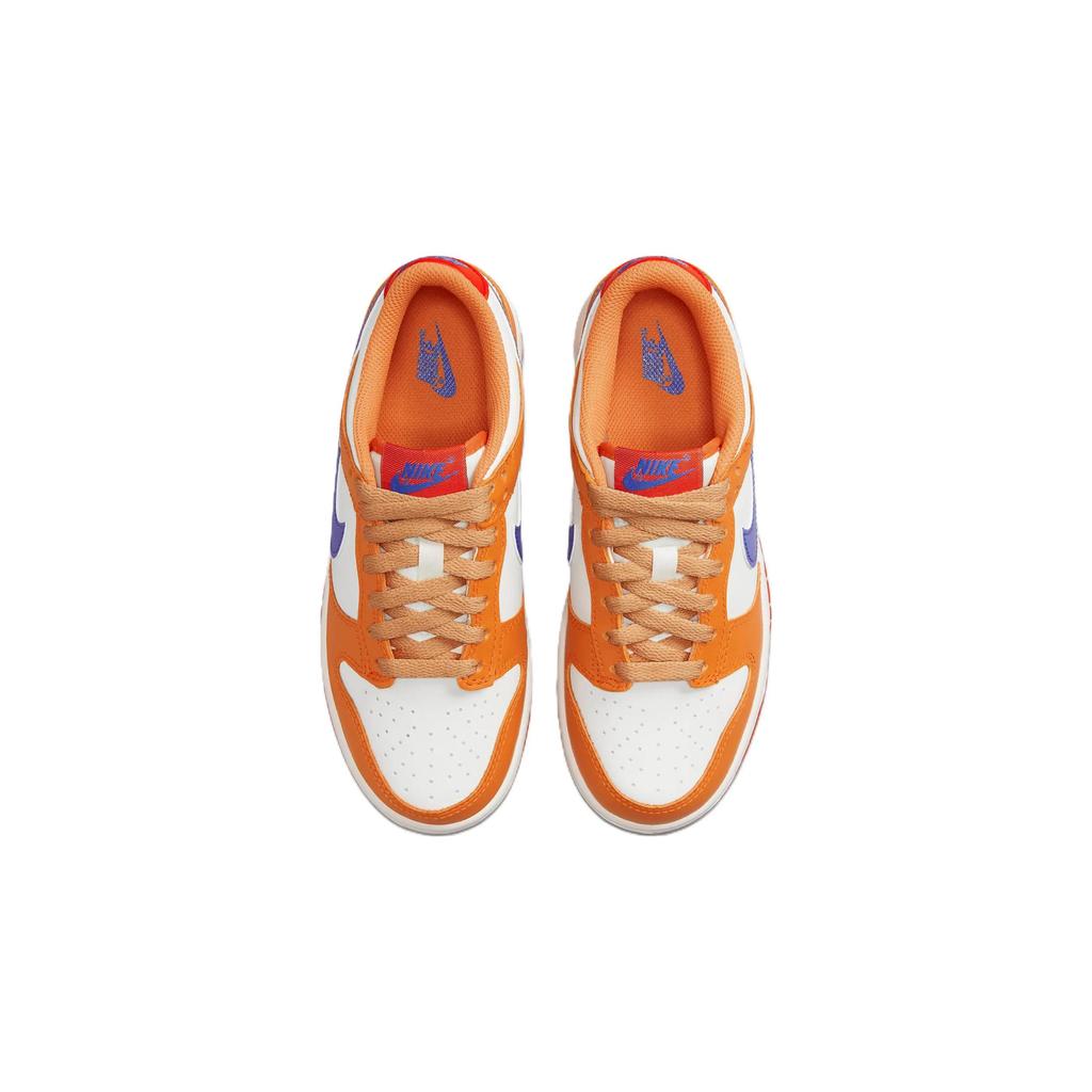 Nike Dunk Low Grade School 'Hot Curry' (Unisex) Sail / University Red / Hot Curry / Game Royal Kids' Skateboarding Shoes DH9765 101