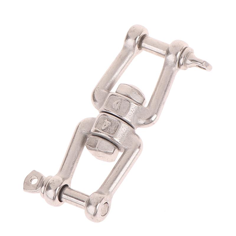 1Pc Swing Sand Bag Yoga Hammock 304 Stainless Steel Double Ended Swivel Hook Ring Connector For Hanging Chair