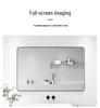 Self-Adhesive Wall-Mounted Bathroom Mirror for Makeup