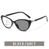 Ladies Fashion Multifocal Presbyopia Glasses Luxury Cat Eye Outdoor Anti-UV Eyeglasses Prescription Pochromic Bifocal Eyewear