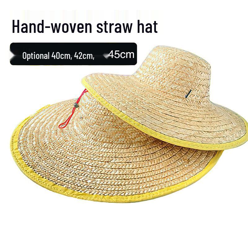 Summer Wide Brim Wheat Straw Sun Hat