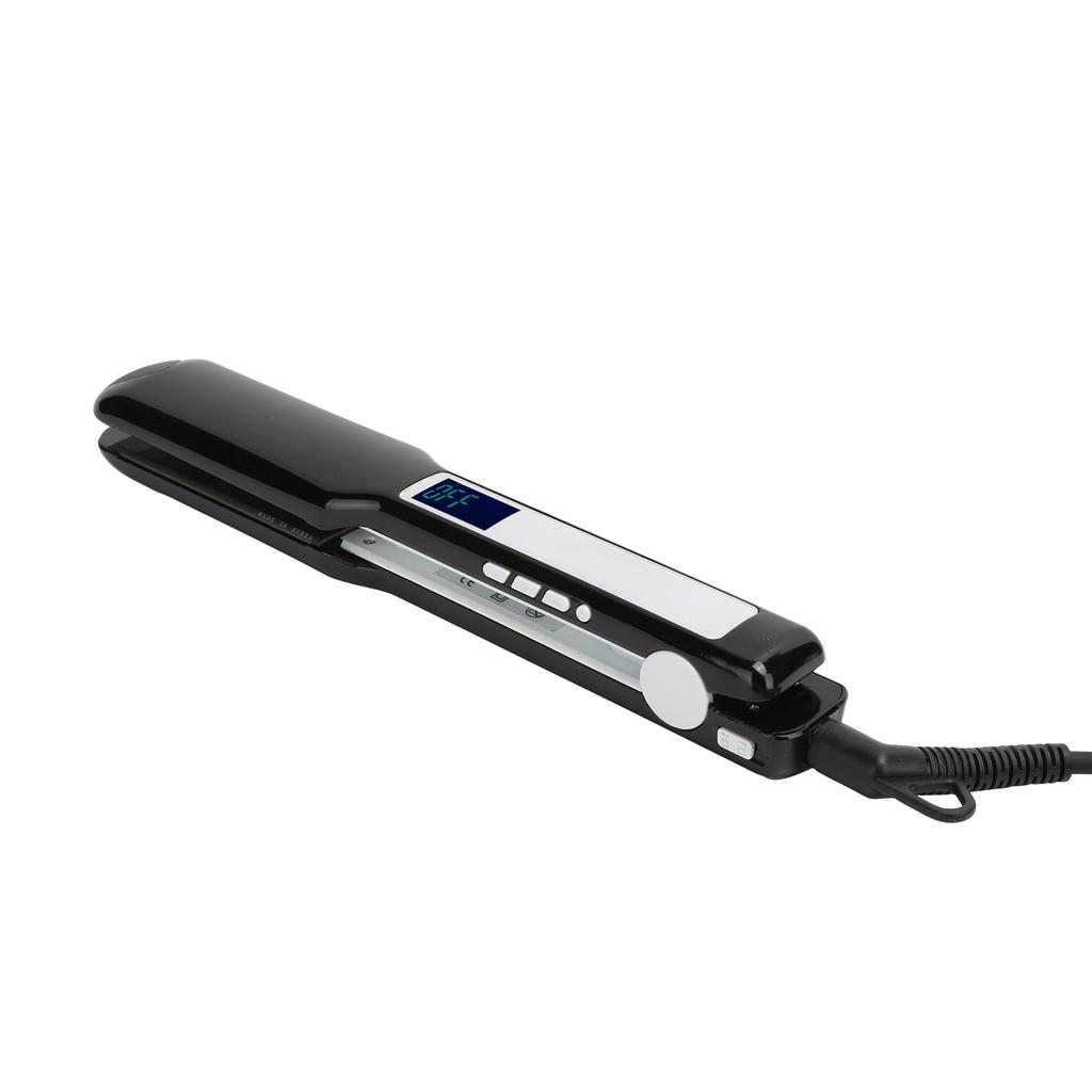 LCD Hair Straightener Wet Dry Dual Use Adjustable Temperature Hair Straightening Iron