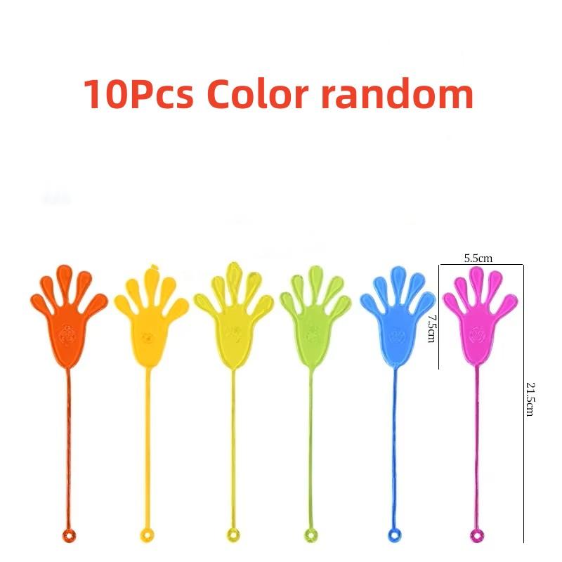 Bambini 5-50 Pezzi Divertenti Mani Appiccicose Giocattolo Palmo Elastico Appiccicoso Morbido Schiaffo Palmo Giocattolo Interattivo Genitore-Figlio Giocattolo per Feste Regalo per Bambini