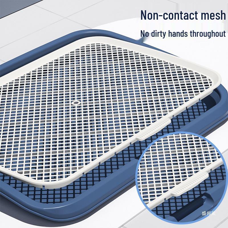 Dog Potty Trainer for Small to Medium Dogs – Plastic Toilet Solution for Pet Urination and Defecation