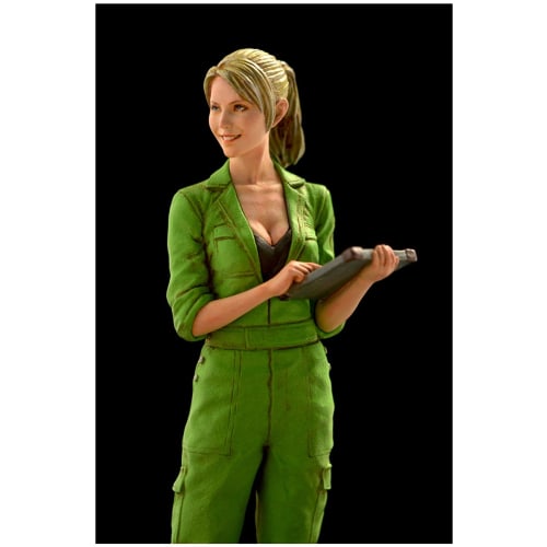 Brick Works Maschinen Krieger Female Mechanic (B) Martina Technician Fortissimo 1/35 Scale Resin Cast Assembly Kit Approximately 47mm Tall S35MUS-2f