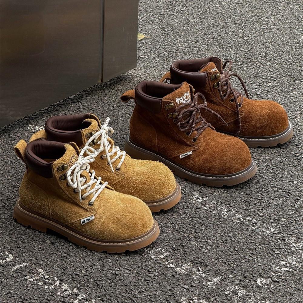 Kapibara ugly cute big head Martin boots women's 2025 new British style versatile outdoor tooling rhubarb boots