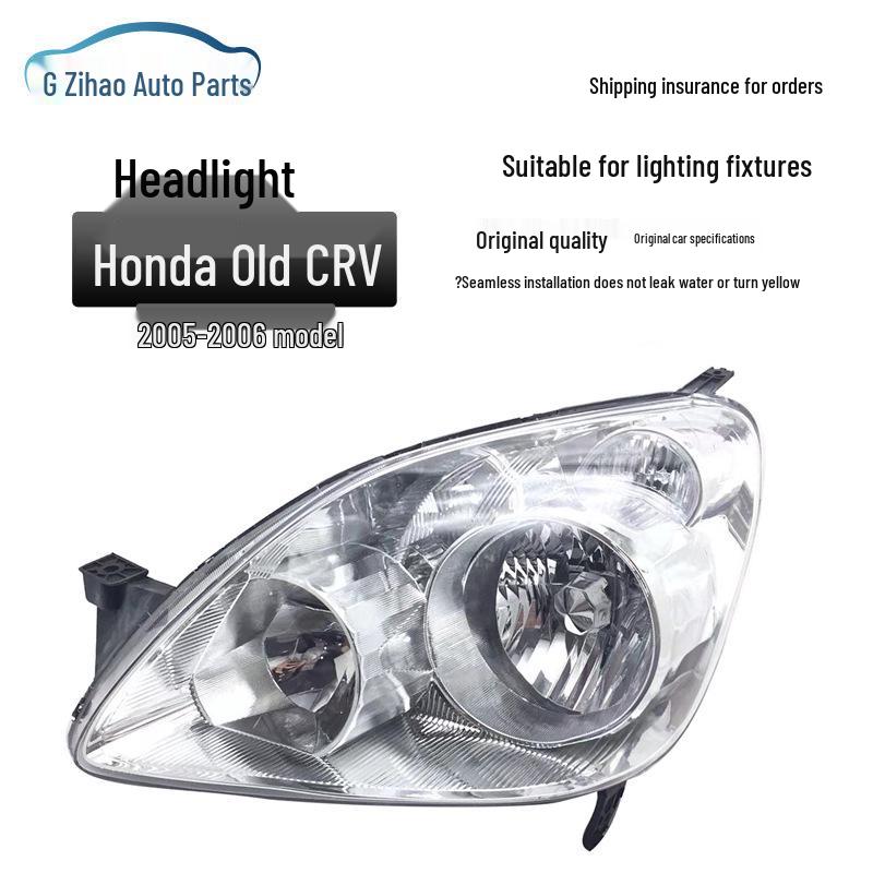 Compatible Headlight Half Assembly for 2005-2006 Honda CRV RD7 Front Lighting, Original.