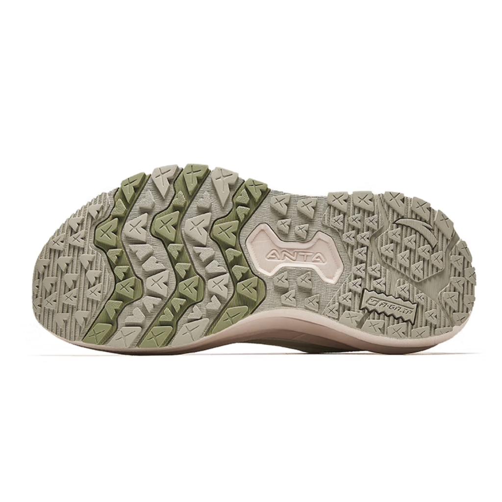 Anta Kunlun Comfortable Fashion Shock Absorbing Durable Low Top Trail Running Shoes Women Sneakers Light-Green 122525590-3