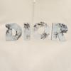 Dior Print Long sleeve Sweatshirts L white Brushed back pullover Women Used
