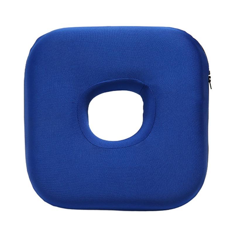 Memory Foam Ear Hole Pillow for Side Sleepers Round & Square Ear Protection Pillow Slow Rebound Orthopedic Neck Support Pillow