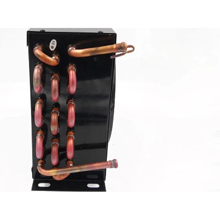 Freezer Refrigerator Condenser with Fan Copper Tube Condenser Air-cooled Aluminum Fin Square Radiator Evaporator 1PC