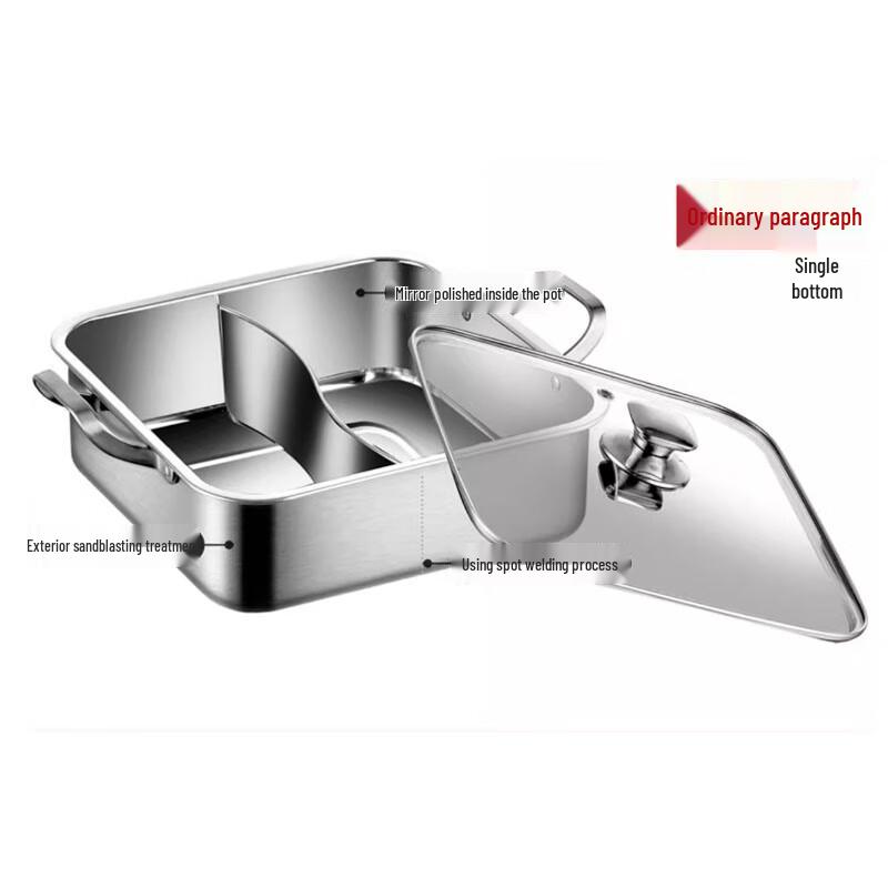 SuLe 304 Edelstahl Induktions Yuan Yang Hot Pot