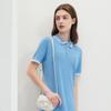 New FILA SS24 Short-Sleeved Dresses Women's Serene Sky Blue F11W421311FBU