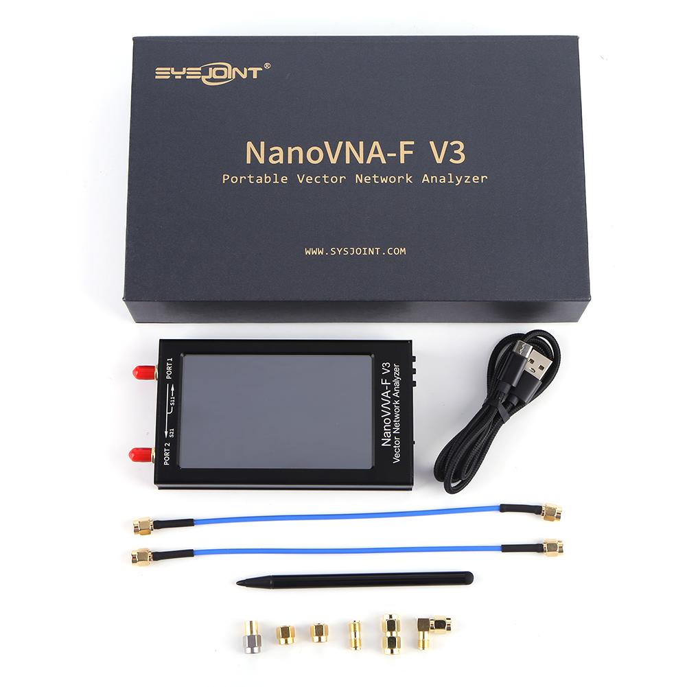 NanoVNA-F V3 Vector Network Analyzer 801 Scan Points 1MHz-6GHz VNA Analyzer with 4500mAh for S-Parameters VSWR Phase Delay