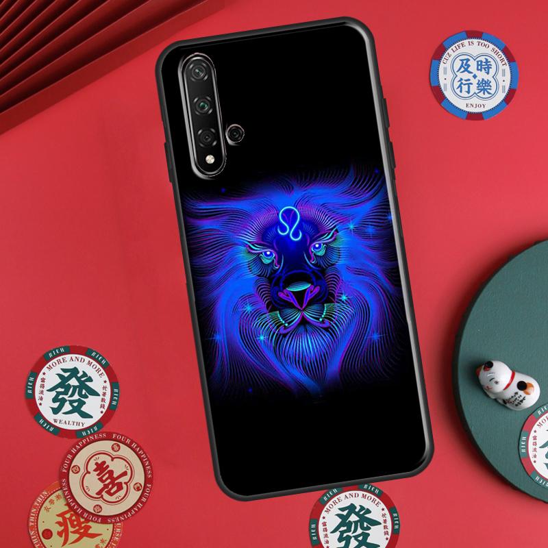 Neon Zodiac Signs For Huawei P60 Pro P30 P40 Lite Nova 7i 8i 11i 12i 12s 10 9 SE Y90 Y60 Y70 Y72 Y61 Y91 Case