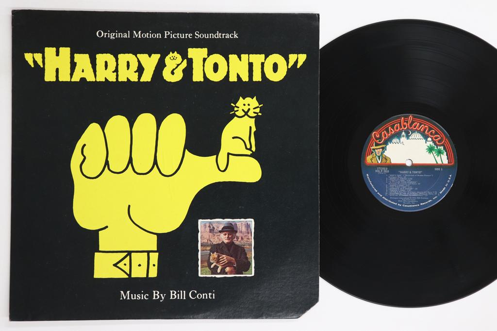 LP Record BILL CONTI - Harry & Tonto NBLP7010 Casablanca 1974 US Soundtracks & Musicals Used