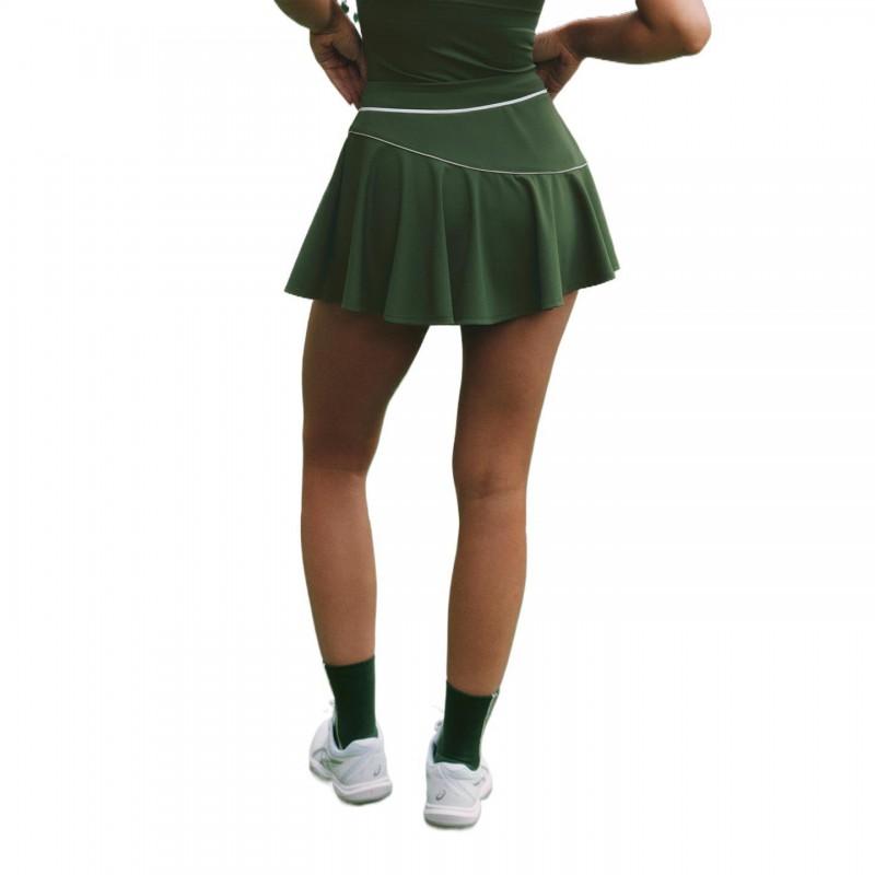 Womens Tennis Skort Set With Built-in Bra Top Pleated Skirt Badminton Volleyball Sport Wear