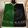 1 Stück Individueller Name Hannover 96 Gemustert Flanell Decke Geeignet für Alle Jahreszeiten für Heimdekoration Wärme und Komfort Geschenke Feiertagsgeschenk_xia