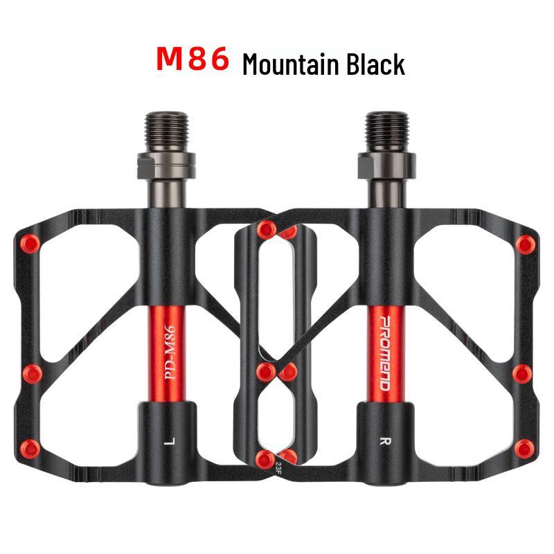 PROMEND M86 Aluminum Alloy Three-Bearing Bicycle Pedals for Mountain and Road Bikes