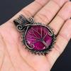 Ruby Pendant Gemstone Jewelry, 999 Copper Wire Wrapped Handmade Pendant, Latest Design Jewelry