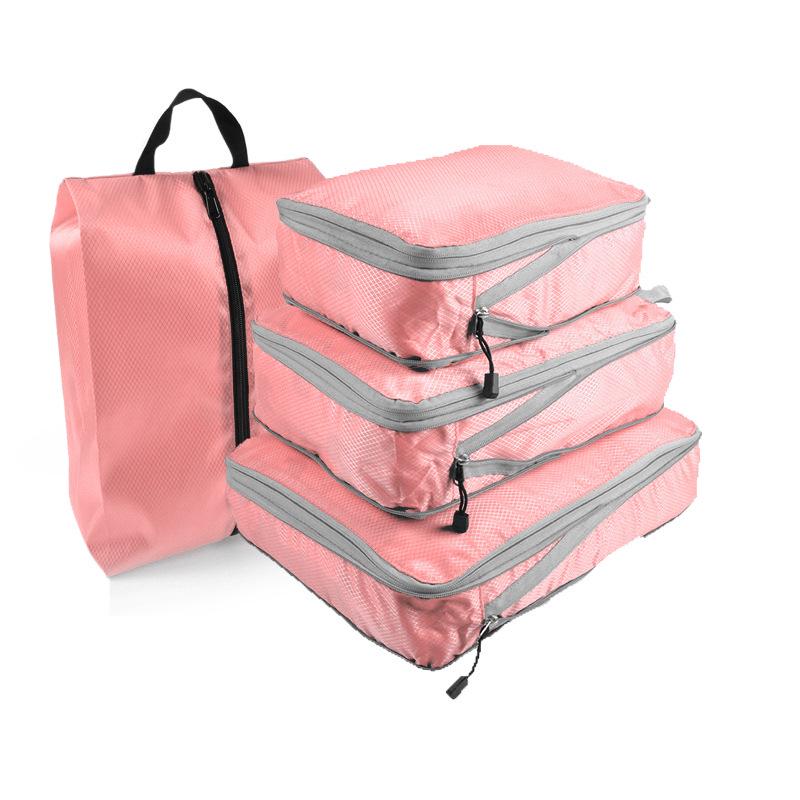 Waterproof Cross-Border Travel Three-Piece Compressible Clothes & Underwear Storage Bag Set