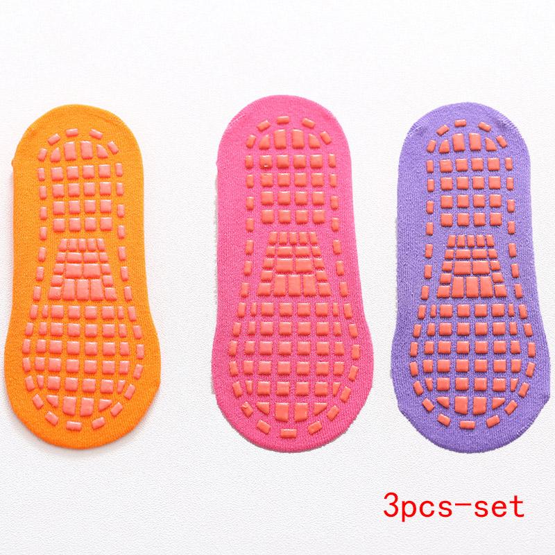 Kinder Erwachsene Rutschfeste Socken Eltern-Kind Trampolin Socke Baumwolle Elastizität Sport Training Jungen Mädchen Draußen Kindersocken