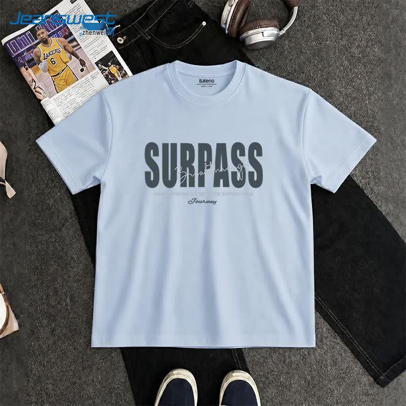Jeanswest Men s 2026 Summer American Style Loose Fit Cotton T-Shirt XL