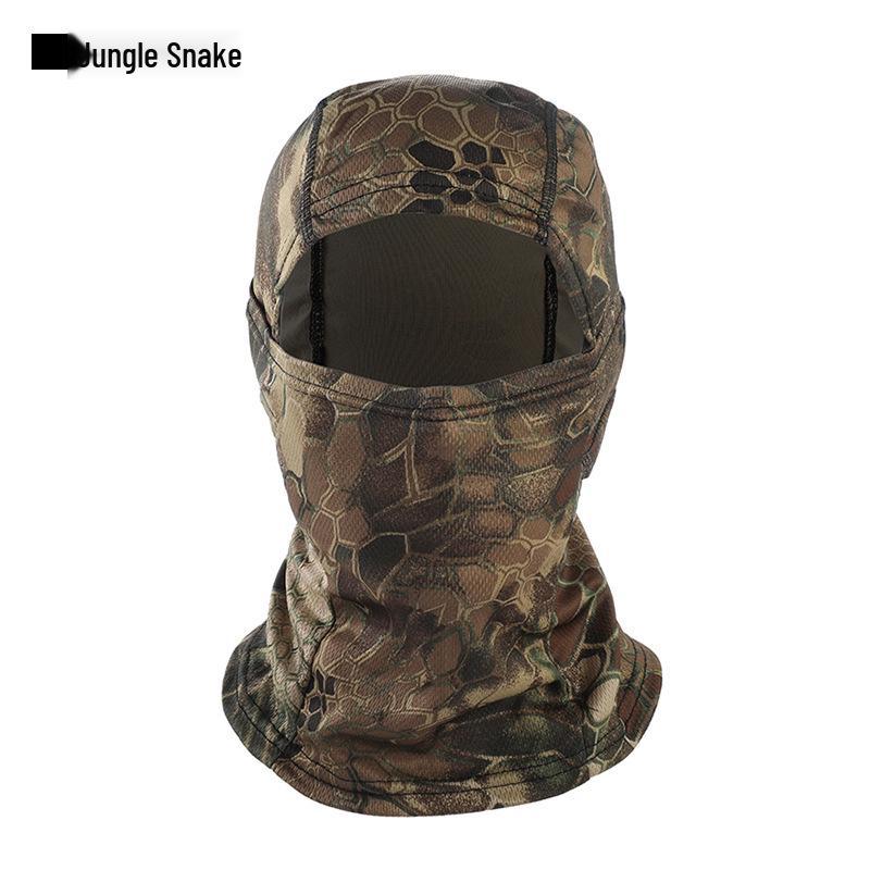 American Camouflage Cycling Balaclava - Sun Protection & Windproof Quick-Dry Face Mask for Outdoor Activities