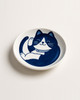 Japanese Style Ceramic Dessert Sauce Dish Tableware Creative Cute Cartoon Lucky Cat Pattern Water Drop Shape Fruit Sushi Plates