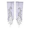 1Pairs Sunscreen Women Lace Gloves Fingerless Bridal Gown Mittens Performance Gloves  Party Dress
