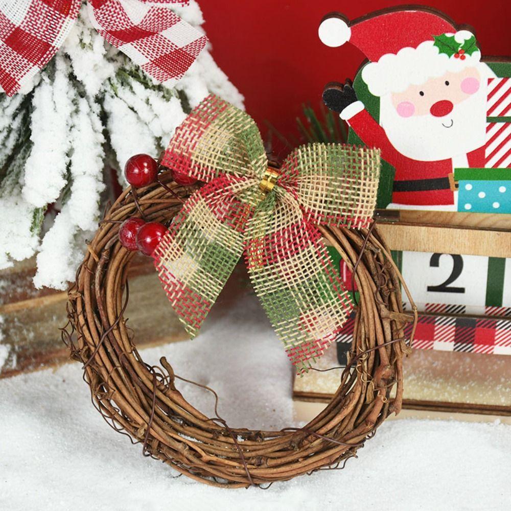 25pcs Christmas Tree Decorations Christmas Gold Dust Bows Hanging Bowknot Ornaments Christmas Tree Printed Bow Navidad Decor