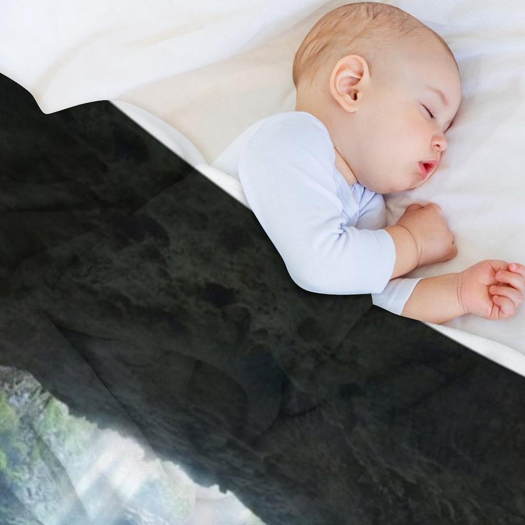 Pink Tree in the Cave Throw Blanket for sofa Thin For Baby funny gift Blankets