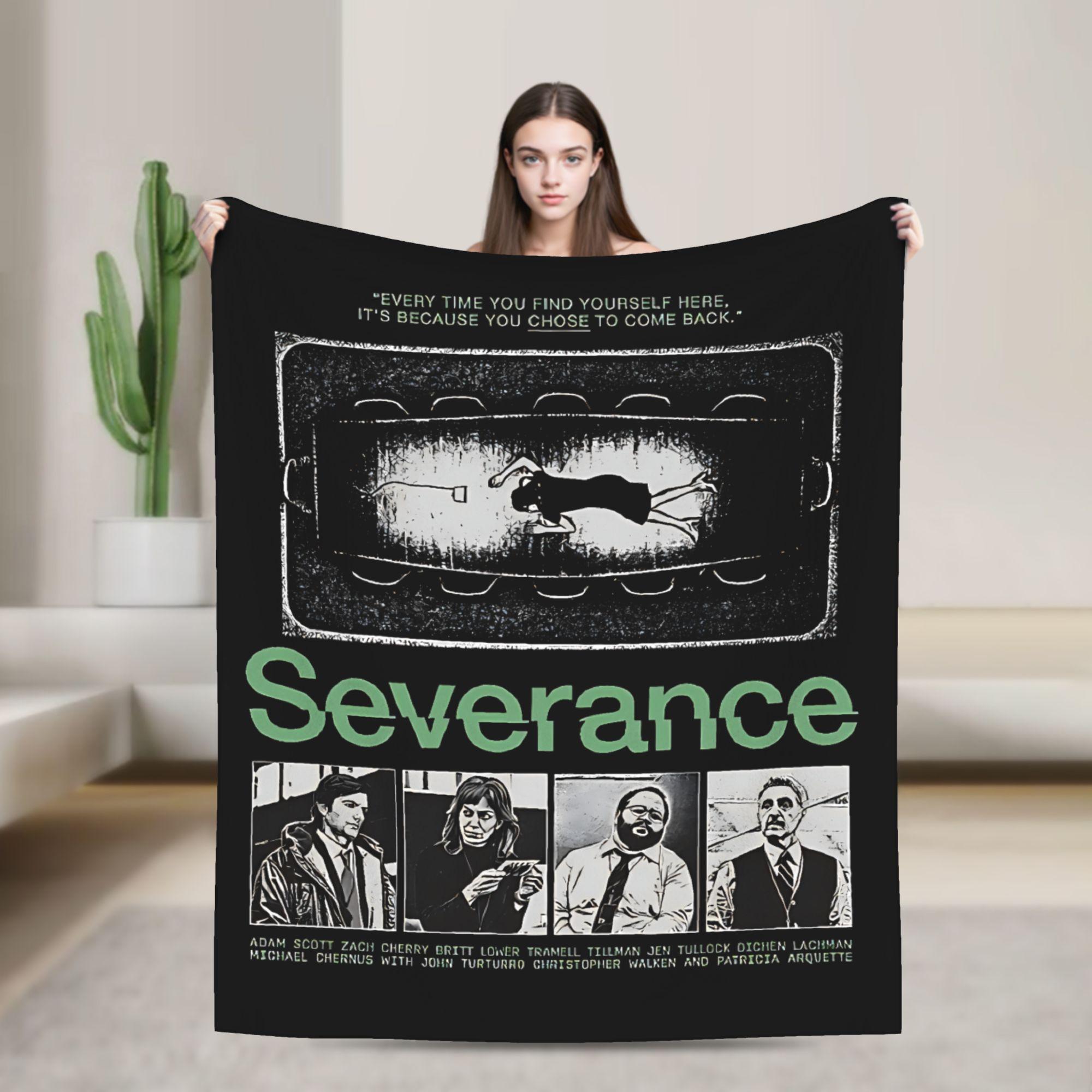 

lumon industries severance Tv Flannel Blanket Soft Throw Blanket for Bedroom Decorative Street Trend Bedspread Sofa Bed Cover 130x150cm