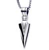 European Retro Punk Claddagh Pendant Necklace for Men