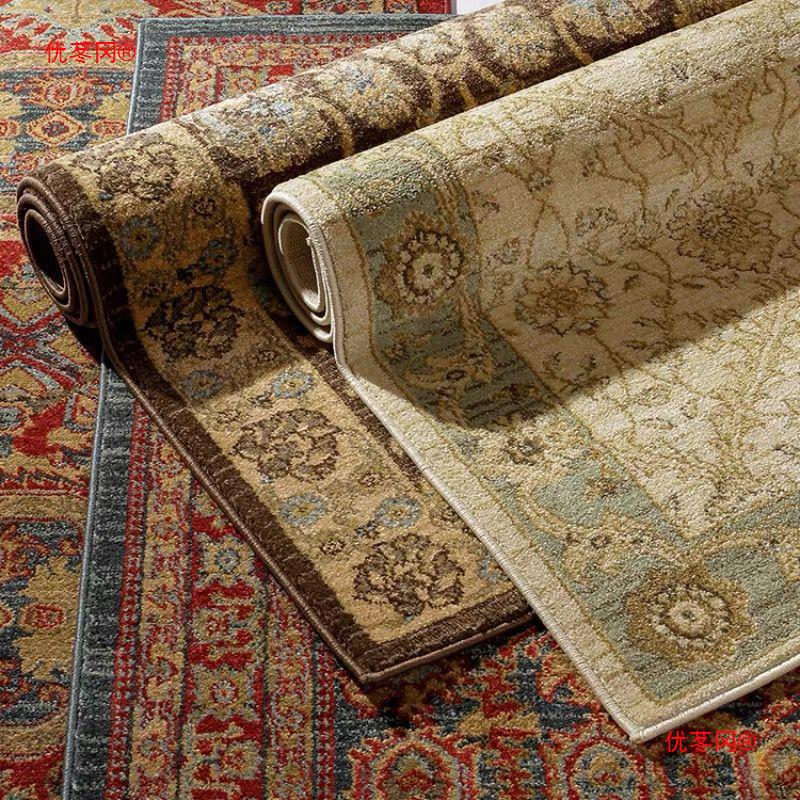 Winter Home Retro Ethnic Style Moroccan Persian Carpet Thickened Living Room Bedroom Bedside Mat Turkish Carpet Full Floor