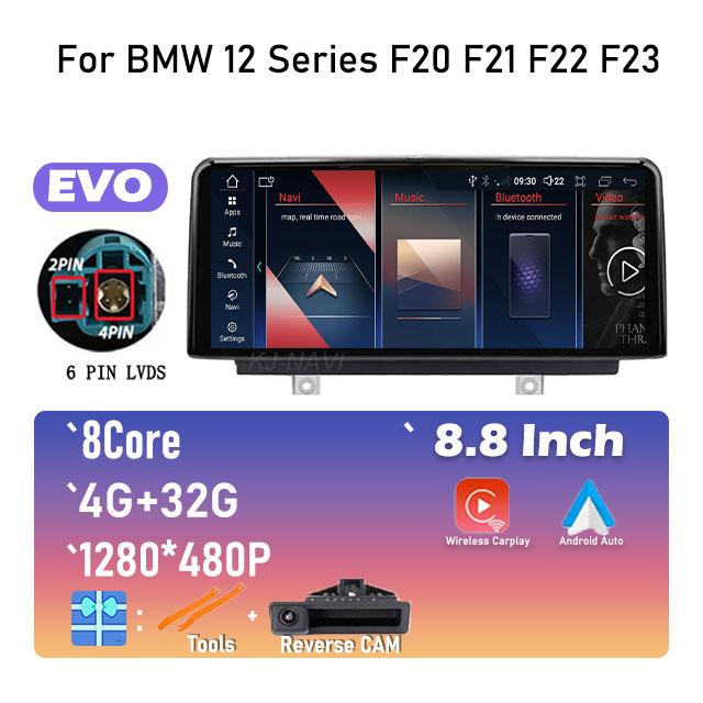 Car Video Player Radio GPS Navigation EVO System For BMW 3/4 Series F30 F31 F32 F33 F34 F36 1/2 Series F20 F21 F22 F23