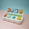 1 Stück Tier-Pop-Up-Spielzeug mit Peekaboo-Schaltern, Frühe pädagogische Lernaktivität für Kleinkinder Baby kognitives Training