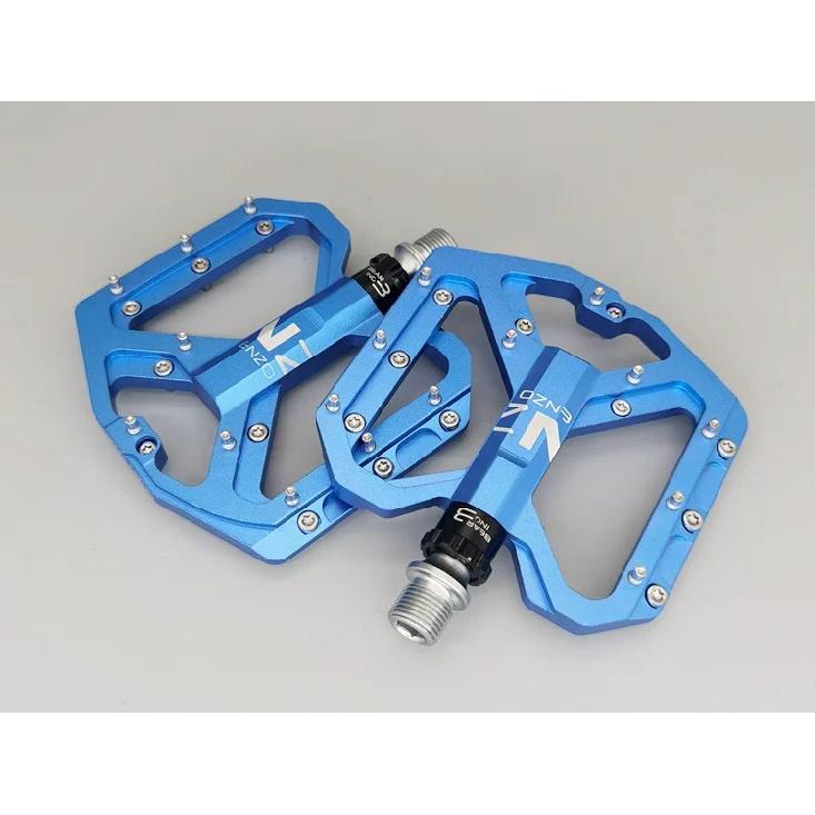 Nuevos Pedales de Bicicleta de Montaña Pedal MTB Aluminio Bicicleta Plataforma Ancha Pedales Planos 9/16" Rodamiento Sellado Pedales de Bicicleta