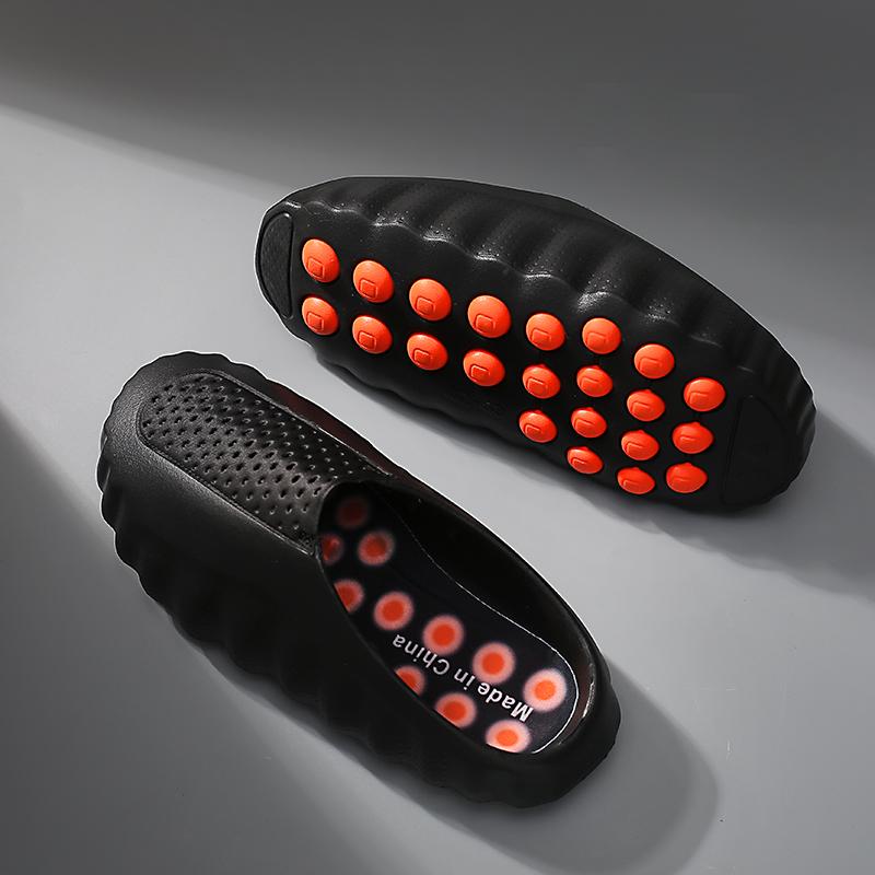 Summer Men'S Massage Slippers Indoor Outdoor Sandals Beach Comfortable Soft Slides Clogs Casual Shoes Men Women Home Slippers