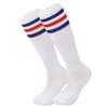 Dreistreifige Wadenstrümpfe Tanzsocken Cheerleading-Performance Fußballsocken Golfsocken Und Kniestrümpfe Mittellange Socken