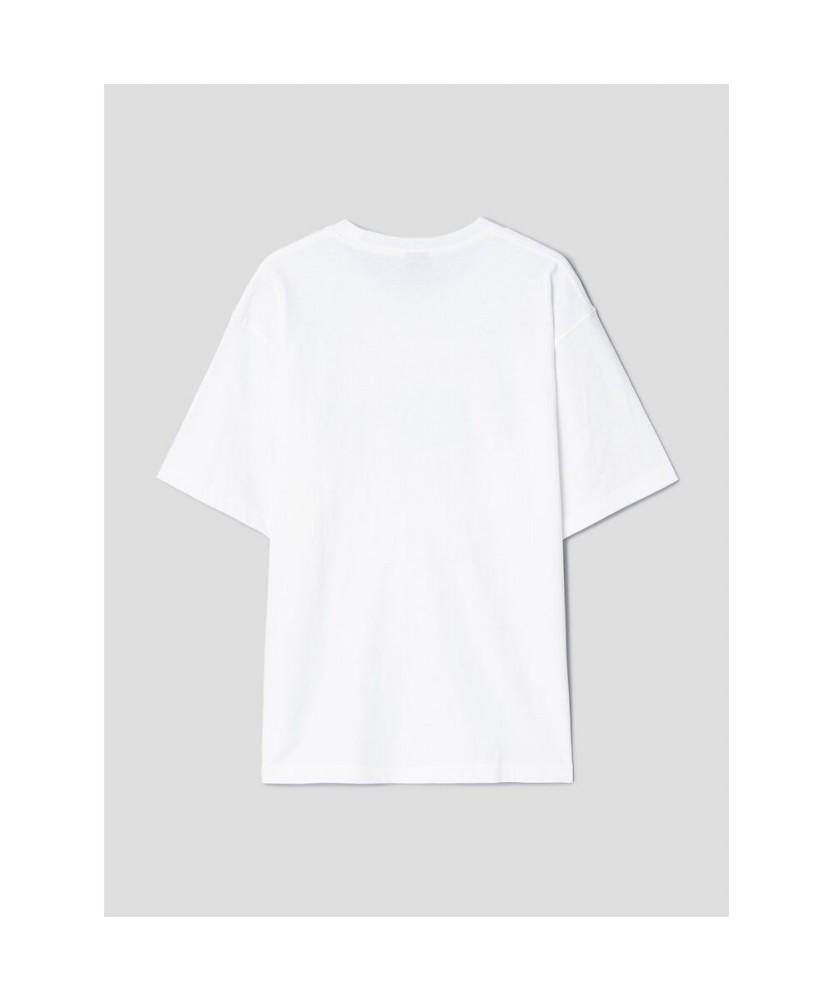 SHIFT.G Whph Logo Overfit Tshirt White