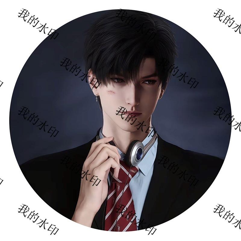Hot Game Love and Deepspace Sylus Rafayel Zayne Xavier Caleb 58MM Anime Badge Emblem Brooch Clothing Backpack Accessories Gift