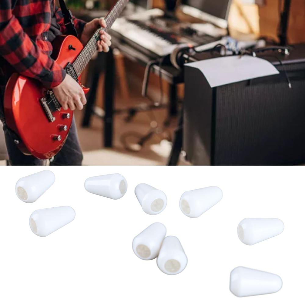 20PCS White/Yellow/Black Guitar Toggle Switch Tips Plastic Guitar Accessories  Guitar Accessories