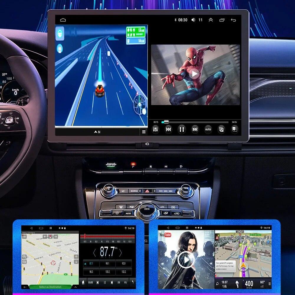 13" Inch 2 Din Car Android Radio Stereo Video Player GPS 2din Universal CarPlay Auto Multimedia Stereo 2 DIN For Style