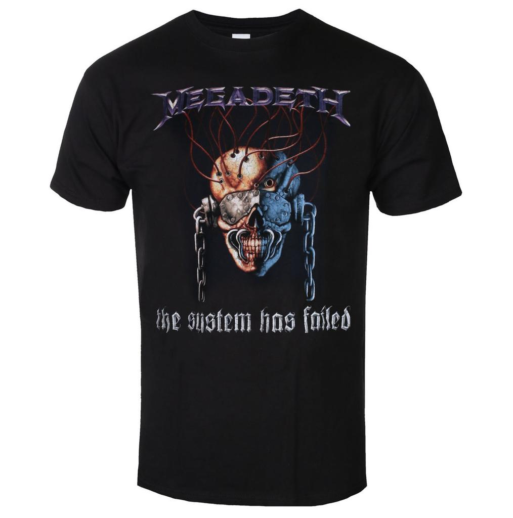 Retro Megadeth Graphic Cotton Tshirt Unisex Summer Short Sleeve Fashion Brand Tee Luxury Casual Vintage Tees