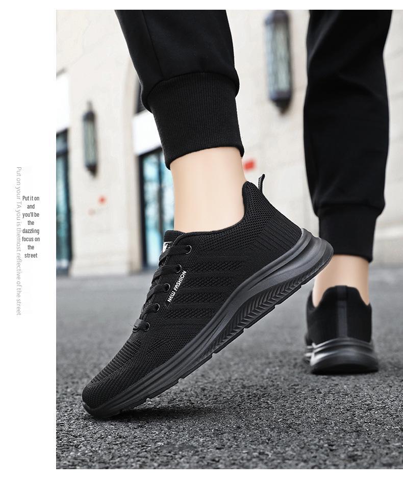 Korean Style Men's Summer Running Shoes 2025 - Soft Sole & Breathable