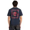 Timberland Casual Ribbed Knit Round Neck Short Sleeve T-Shirt Men Tops A5MYJ433
