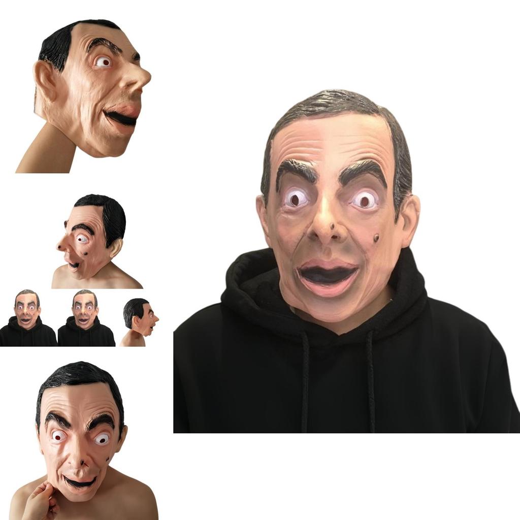 Johnny English Funny Latex Mr Bean Mask For Halloween And Christmas