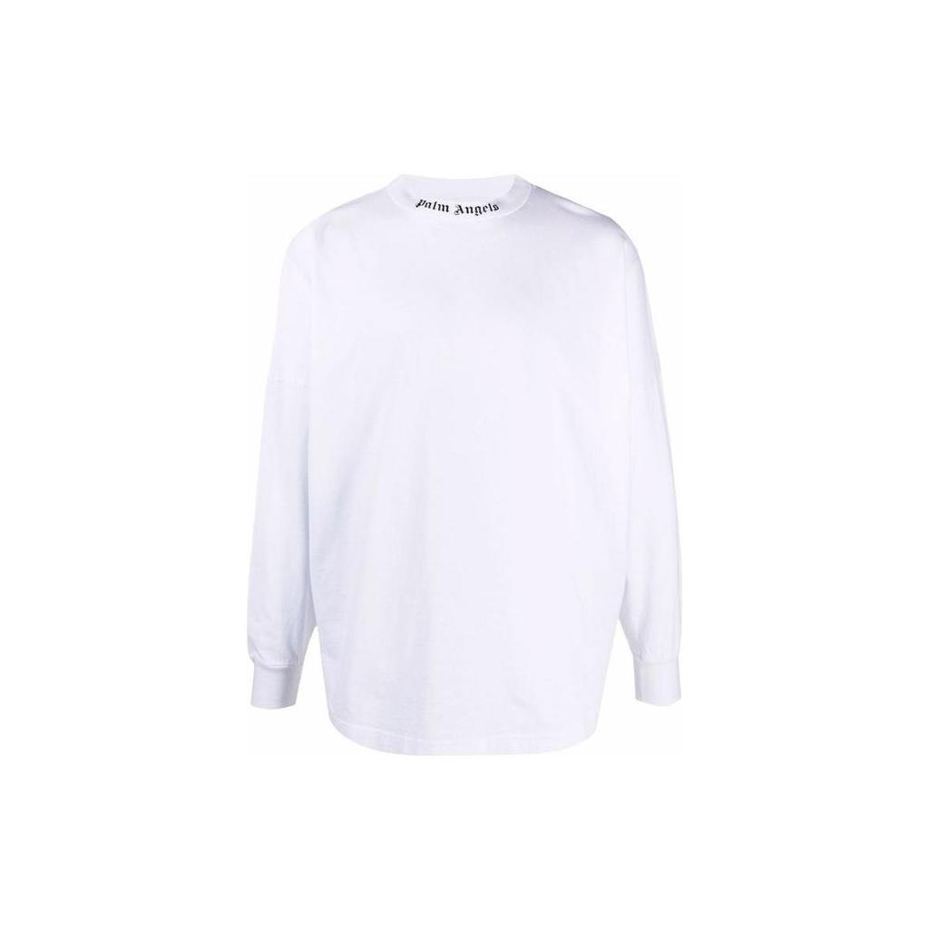 Palm Angels Double Logo Print T Shirt Pmab001c99jer0030132