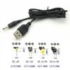 USB To DC Adapter Cable USB Charging Cable Converter Cord with 2 Male Connectors